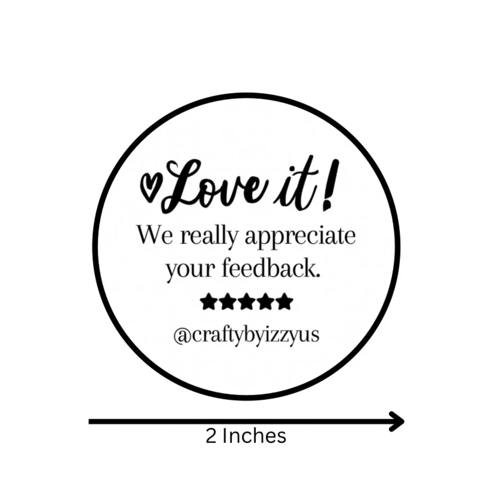 50 Poshmark Closet Thank You and Feedback Stickers